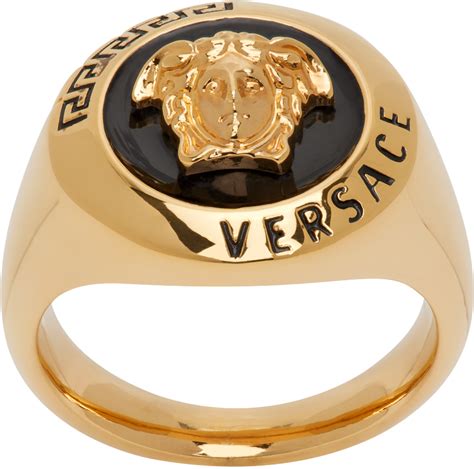 gouden ring versace|versace ladies rings.